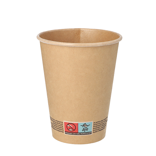 20 x 50 Trinkbecher, Pappe 0,3 l Ø 9 cm · 11 cm braun