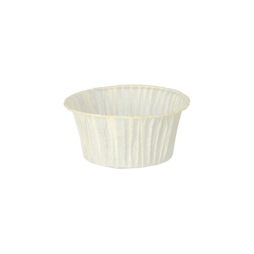 10 x 250 Muffins-Backförmchen Ø 5 cm · 3,2 cm weiss