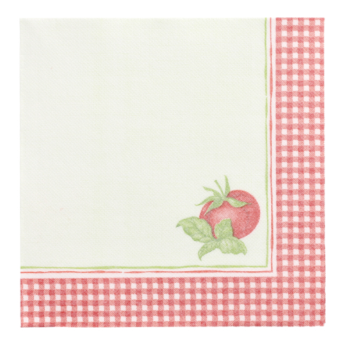 50 Servietten "ROYAL Collection" 1/4-Falz 40 cm x 40 cm "Tomato"