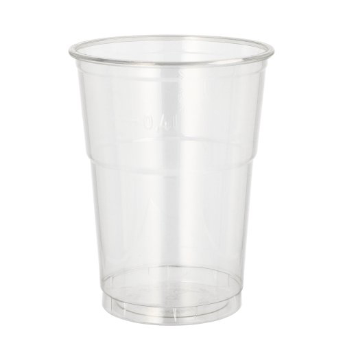 50 Trinkbecher R-PET 0,4 L Ø 9,5 cm · 12,3 cm glasklar