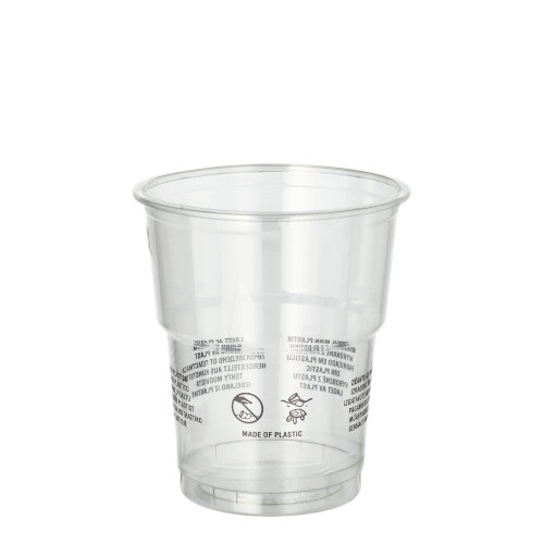 25 x 50 Trinkbecher R-PET 0,2 l Ø 7,8 cm · 8,9 cm glasklar