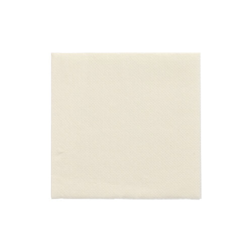 150 Servietten "DAILY Collection" 1/4-Falz 24 cm x 24 cm champagner