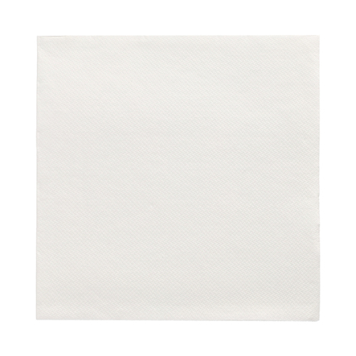 50 Servietten "DAILY Collection" 1/4-Falz 32 cm x 32 cm weiss