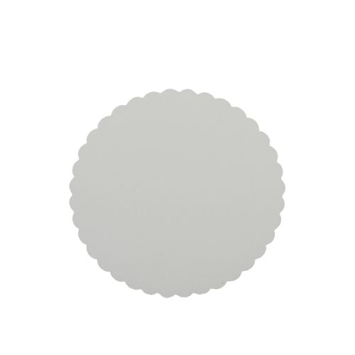 100 Tortenunterlagen, Pappe [rc] rund Ø 22 cm weiss