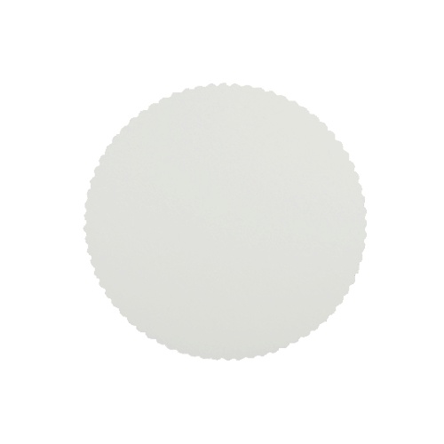 100 Tortenunterlagen, Pappe [rc] rund Ø 24 cm weiss