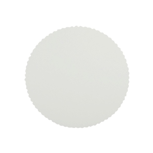 100 Tortenunterlagen, Pappe [rc] rund Ø 26 cm weiss