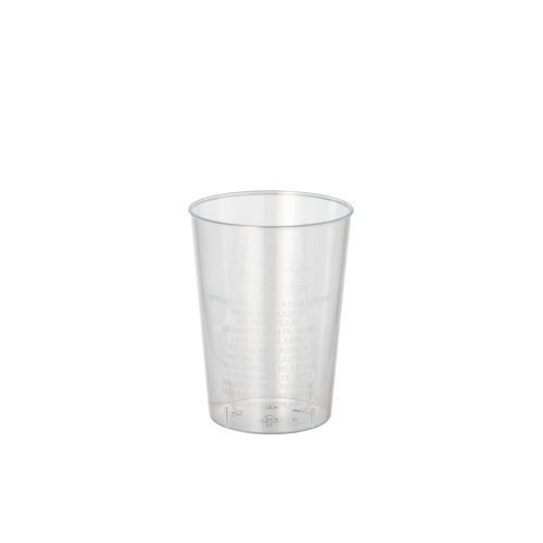 45 Trinkbecher PS 0,07 L Ø 5 cm · 6,5 cm glasklar