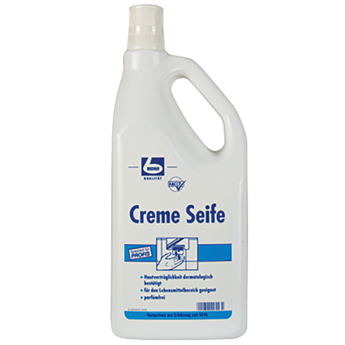 6 x "Dr. Becher" Creme Seife 2 l , Nachfüllflasche