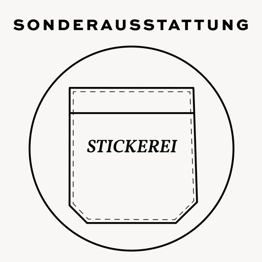 (S01) Stickerei, 1-zeilig