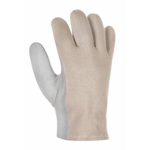 Arbeitsschutzhandschuh Ziegen-/Schafsnappa-Handschuhe mit Trikotrücken | Größe 7
