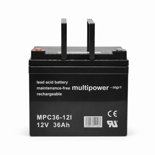 Zubehör/Ersatzteil: Batterie/Akku Multipower "MPC36-12 AGM" | 12 V, 36 Ah (432 Wh)