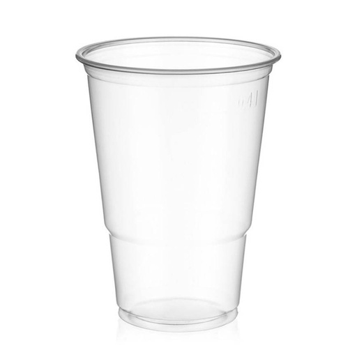 Trinkbecher 400 ml, klar | 50 Stück/Rolle