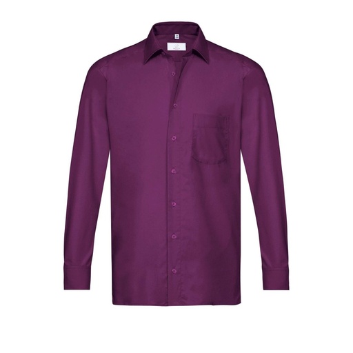 Basic-Hemd, brombeere