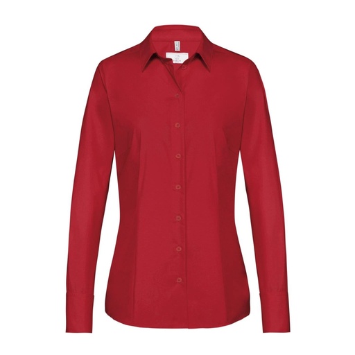 Basic-Bluse, rot