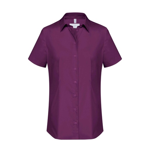 Basic-Bluse, brombeere