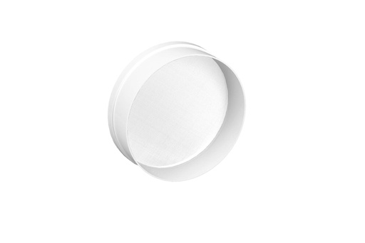 Mehl- und Zuckersieb aus Kunststoff, Ø 240 mm, weiß