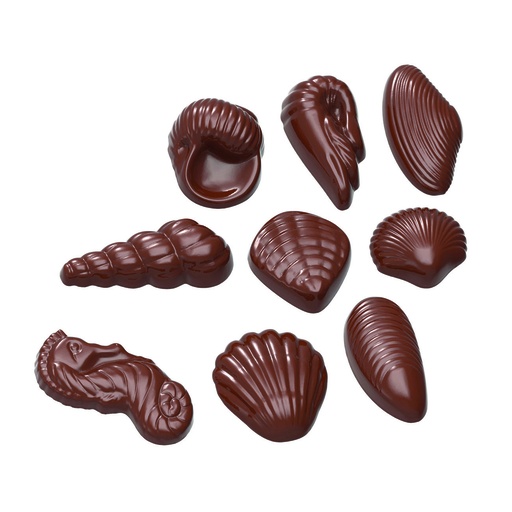 Schokoladenform aus Polycarbonat, 275 x 135 x 24 mm