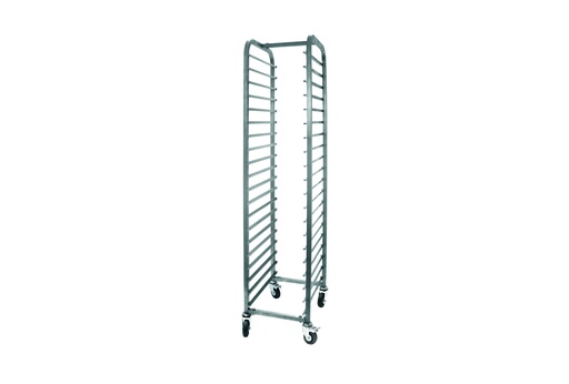 Transportwagen aus Edelstahl, 530 x 325 x 1800 mm