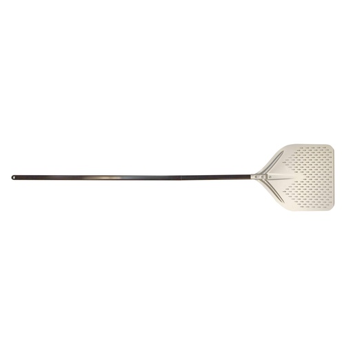 Pizzaschaufel aus Aluminium, 425 x 400 mm, schwarz